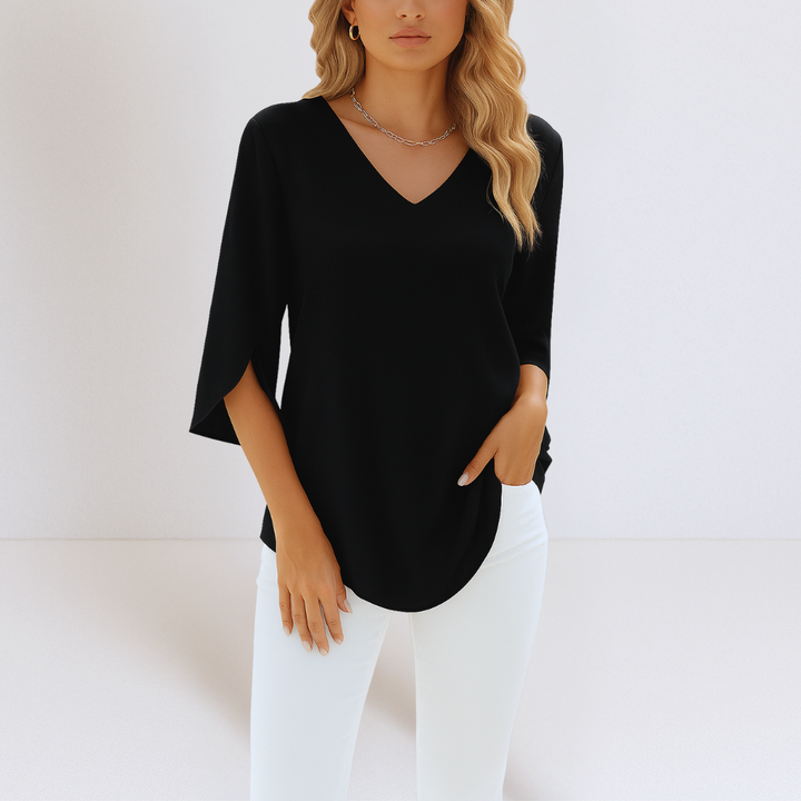 Blouse d'Été Élégante Sophie en Soie Luxe