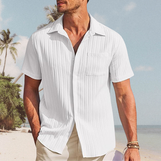 Chemise Estivale Élégante en Tissu Luxe - Sébastien