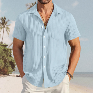 Chemise Estivale Élégante en Tissu Luxe - Sébastien