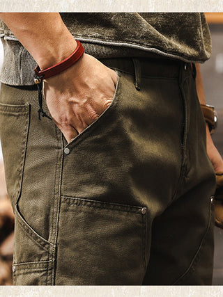 LAURENT MONACO | PANTALON EN COTON UTILE POUR HOMME