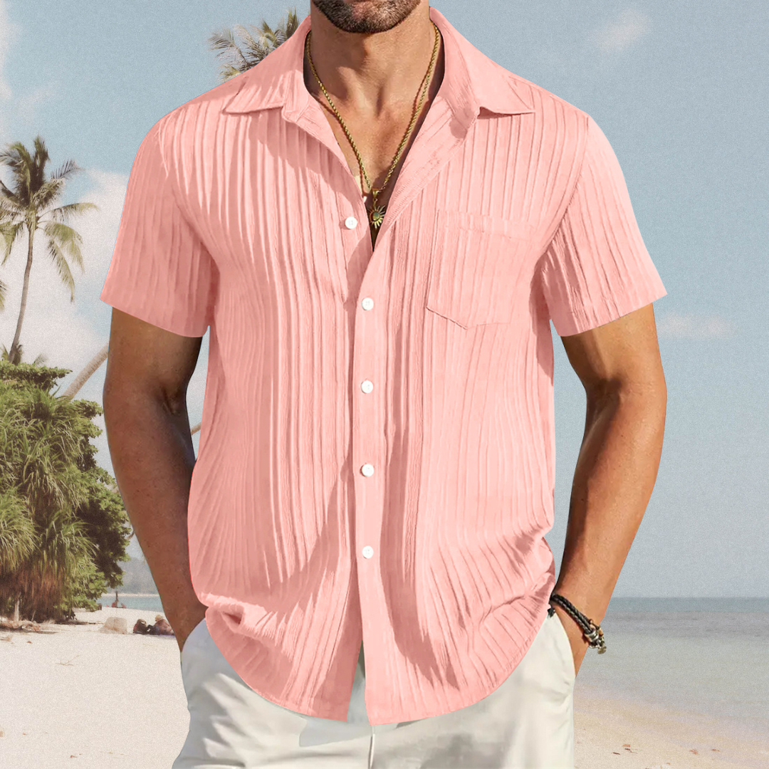 Chemise Estivale Élégante en Tissu Luxe - Sébastien