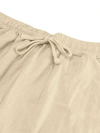 MATHIS | PANTALON LÉGER EN LIN AVEC CORDON