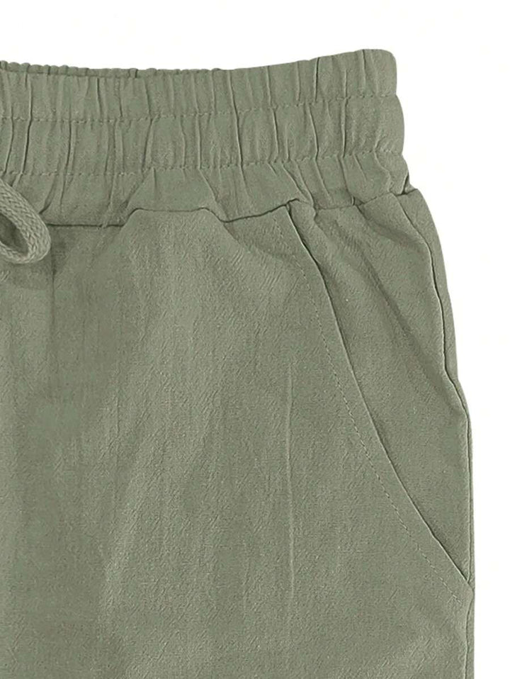 MATHIS | PANTALON LÉGER EN LIN AVEC CORDON