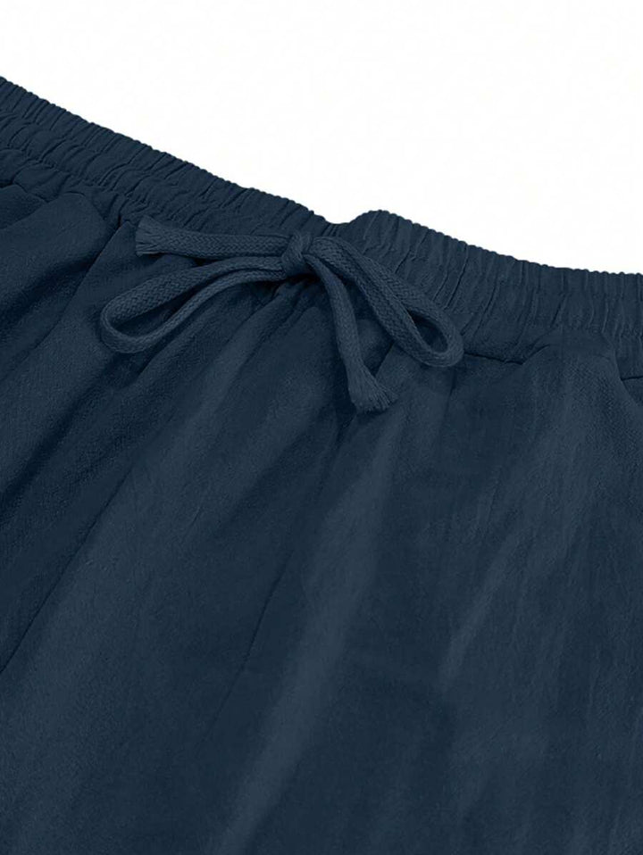 MATHIS | PANTALON LÉGER EN LIN AVEC CORDON
