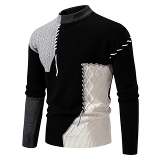 Pull Chic en Maille Texturée aux Détails Élégants