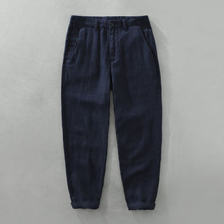 LAURENT MONACO | PANTALONS DROITS EN LIN