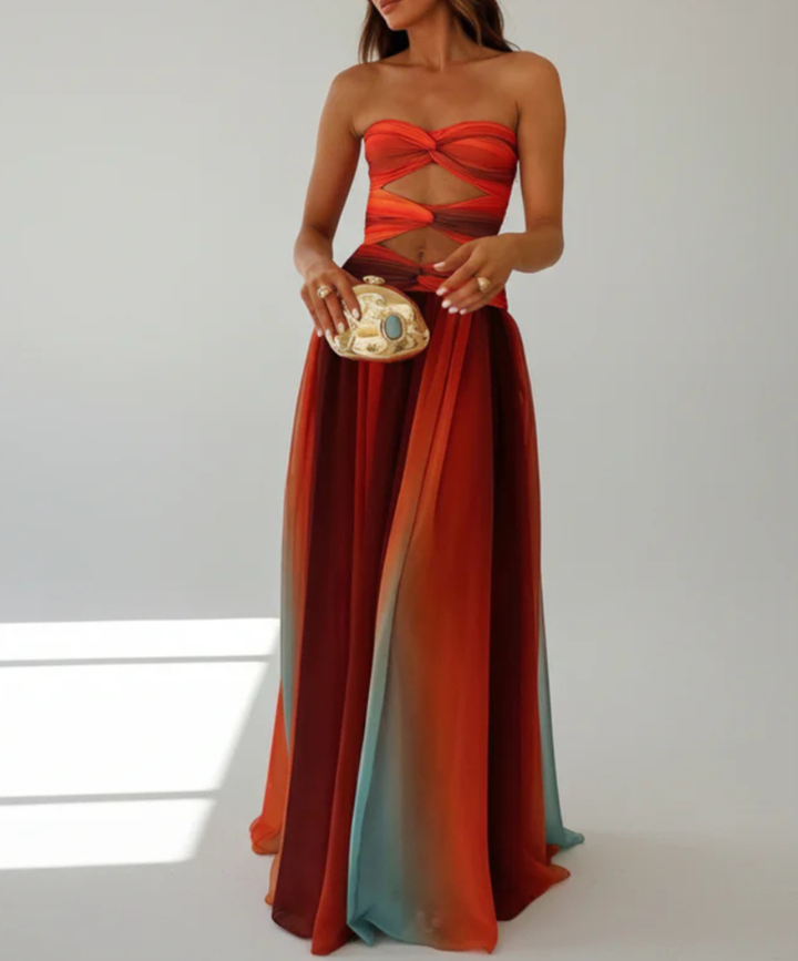 DELACROIX | Robe Maxi Élégante Lila