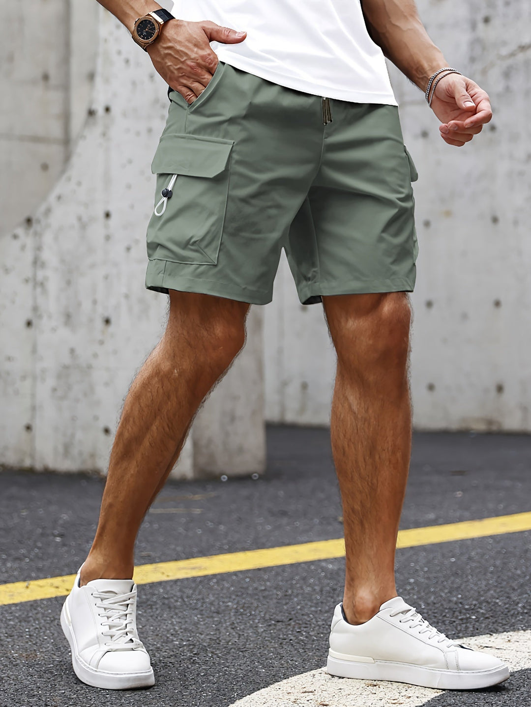 LAURENT MONACO | SHORTS CARGO POUR HOMME