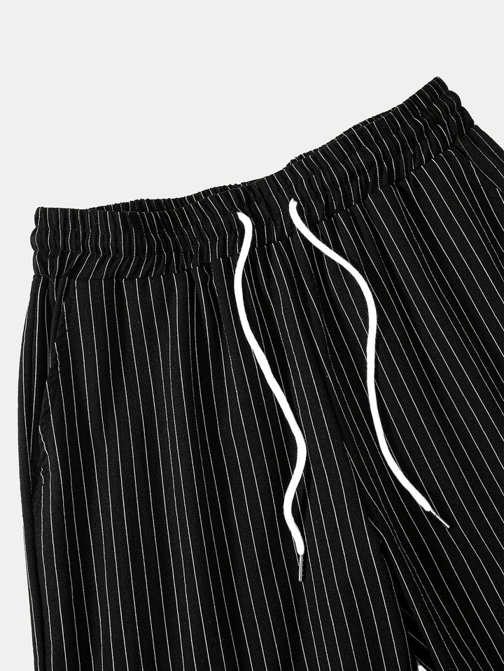 LAURENT MONACO | PANTALON DÉCONTRACTÉ À RAYURES POUR HOMMES
