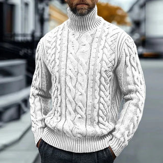 Pull Torsadé Vintage en Cachemire - Élégance intemporelle