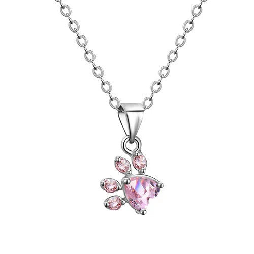 Arbour – Parure de bijoux 4 pièces avec patte et cœur en zirconia