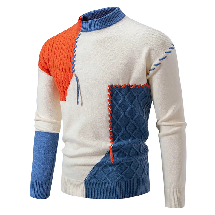 Pull Chic en Maille Texturée aux Détails Élégants
