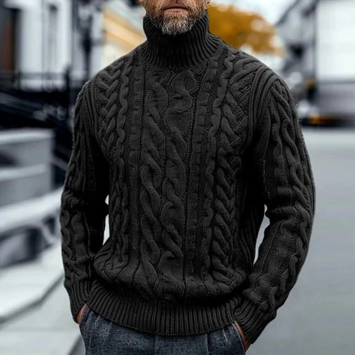Pull Torsadé Vintage en Cachemire - Élégance intemporelle