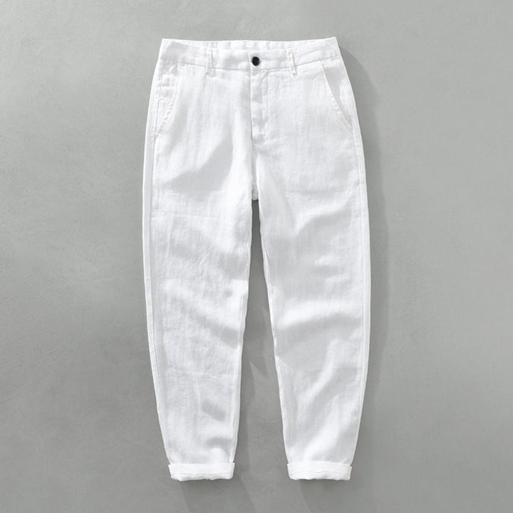 LAURENT MONACO | PANTALONS DROITS EN LIN