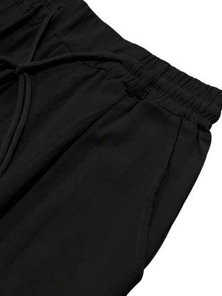 NICHOLS | PANTALONS LARGES EN LIN AVEC CORDON