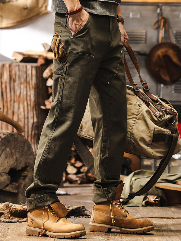 LAURENT MONACO | PANTALON EN COTON UTILE POUR HOMME