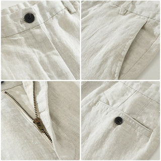 LAURENT MONACO | PANTALONS DROITS EN LIN