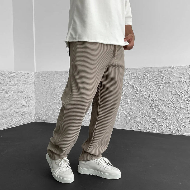 LAURENT MONACO | PANTALON EN MAILLE CÔTELÉE
