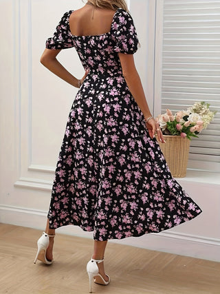 DELACROIX | Robe Élégante Florale Chloé