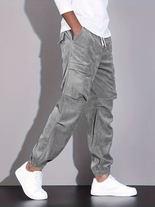 LAURENT MONACO | PANTALON CARGO EN CORDUROY
