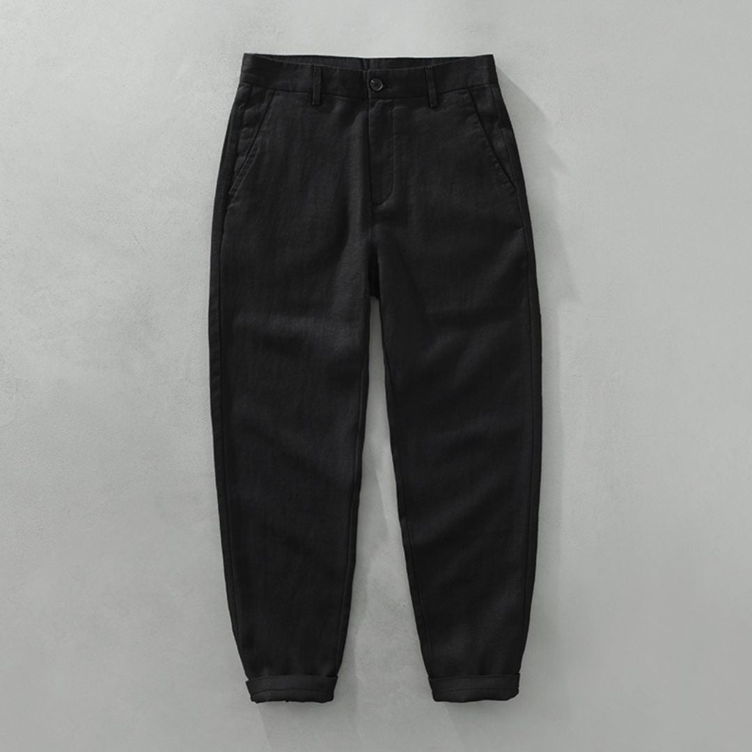LAURENT MONACO | PANTALONS DROITS EN LIN