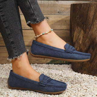 DELACROIX | Mocassins Effet Daim Festonnés Marie