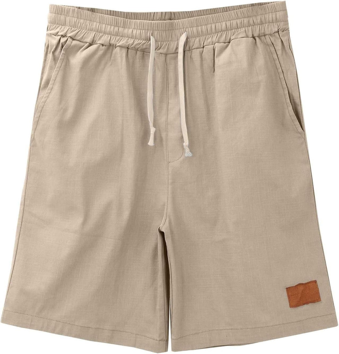 LAURENT MONACO | SHORTS D'ÉTÉ À CEINTURE ÉLASTIQUE POUR HOMMES