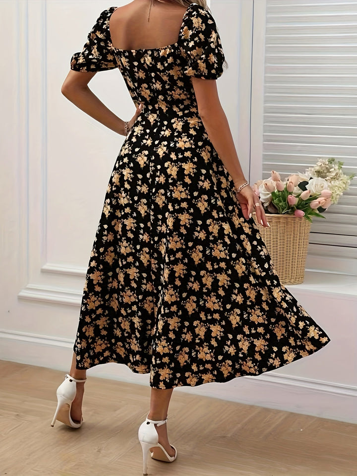 DELACROIX | Robe Élégante Florale Chloé