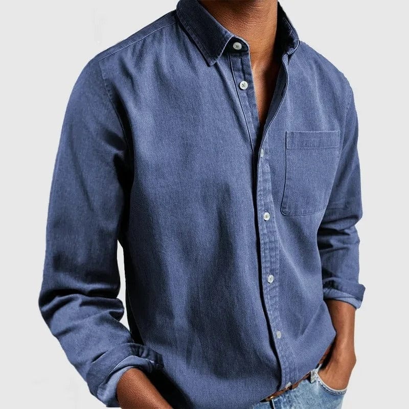 Chemise Classique en Tissu Luxe - Élégance Confortable