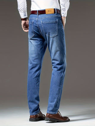 LAURENT MONACO | PANTALON EN DENIM DÉLAVÉ POUR HOMMES