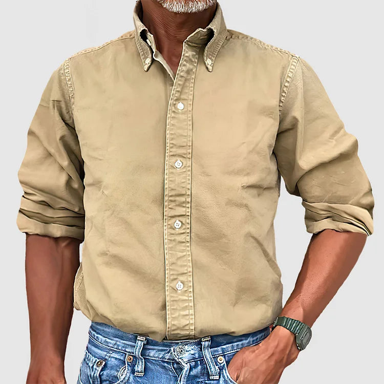 Chemise Élégante en Soie - Pierre, l'Essence du Chic