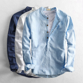 Chemise Élégante en Lin de Giorgio - L'Essence du Chic