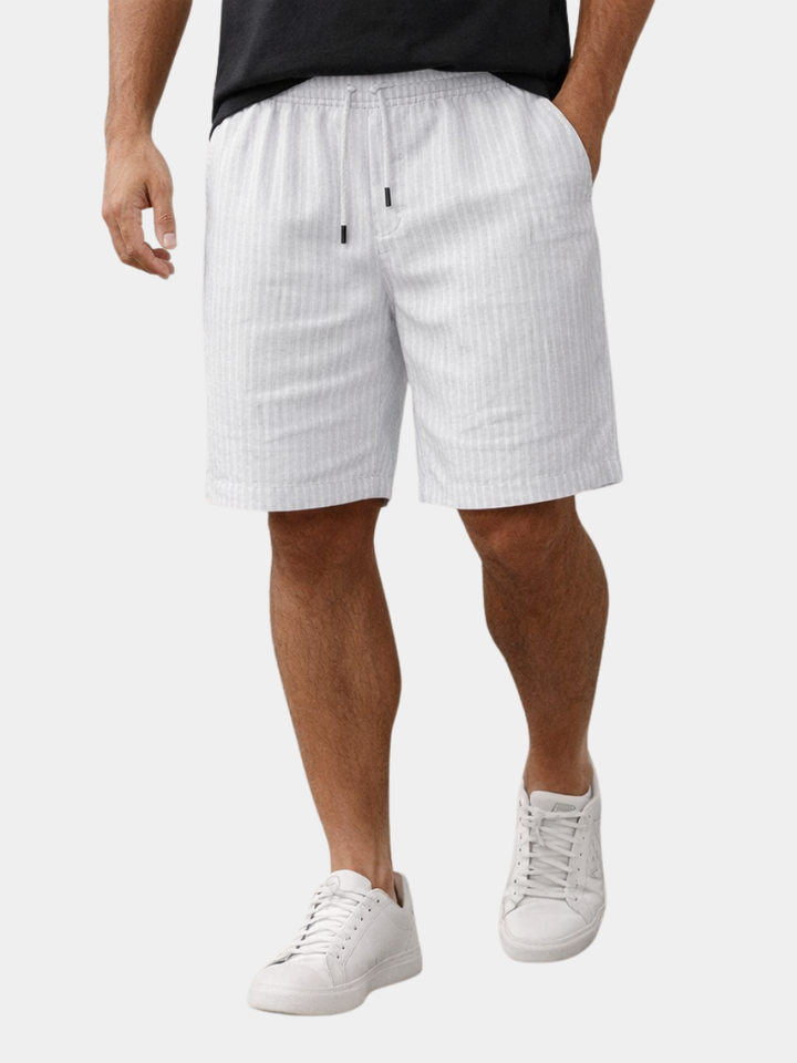 LAURENT MONACO | SHORTS D'ÉTÉ EN LIN POUR HOMMES