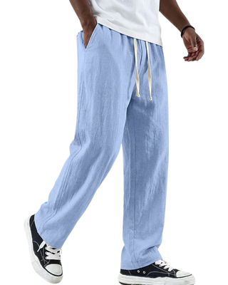 LAURENT MONACO | PANTALONS EN LIN DE QUOTIDIEN POUR HOMMES
