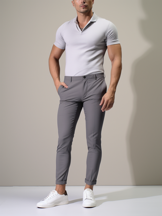 LAURENT MONACO | PANTALONS STRETCH POUR HOMMES