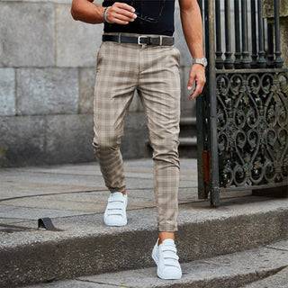 LAURENT MONACO | CHINO A CARREAUX POUR HOMMES
