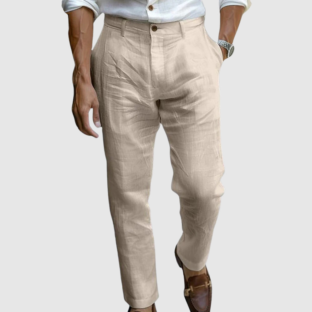 LAURENT MONACO | PANTALONS EN LIN D'ÉTÉ POUR HOMMES