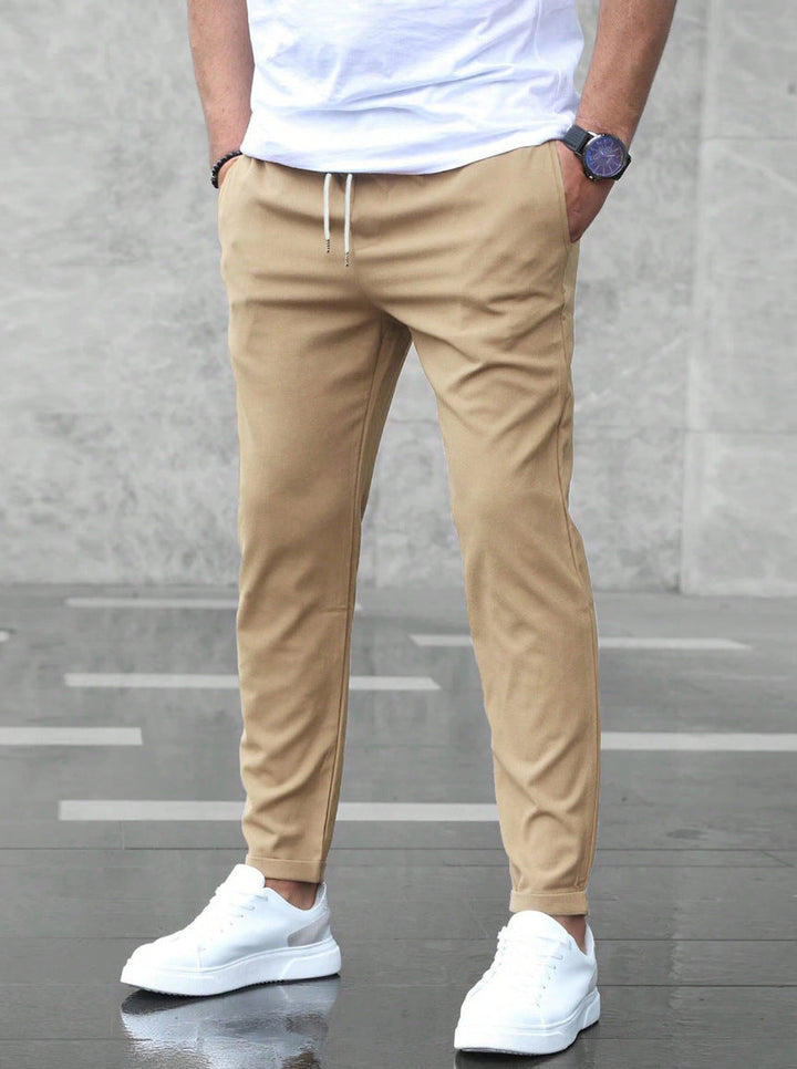 LAURENT MONACO | PANTALONS CASUAL PREMIUM LÉGERS À JAMBE DROITE