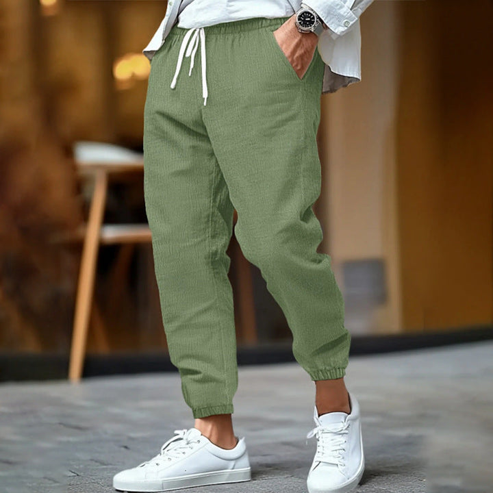 LAURENT MONACO | PANTALON À CORDON DE SERRAGE COASTAL POUR HOMMES