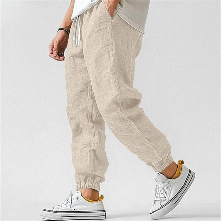 LAURENT MONACO | JOGGERS EN LIN POUR HOMMES