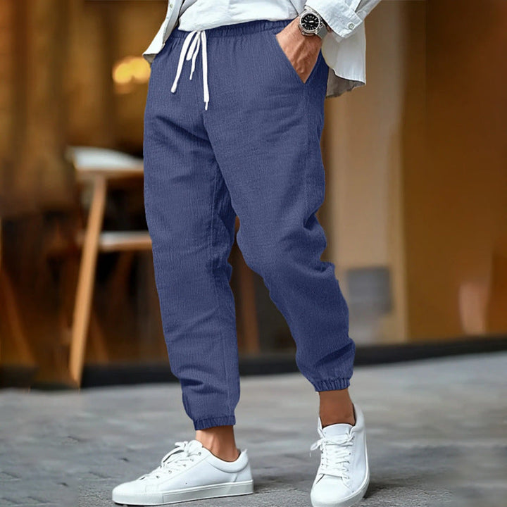 LAURENT MONACO | PANTALON À CORDON DE SERRAGE COASTAL POUR HOMMES