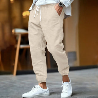 LAURENT MONACO | PANTALON À CORDON DE SERRAGE COASTAL POUR HOMMES