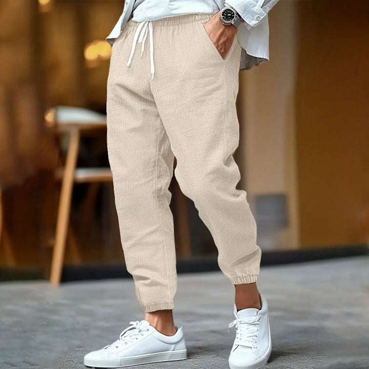 LAURENT MONACO | PANTALON À CORDON DE SERRAGE COASTAL POUR HOMMES