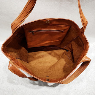 DELACROIX | Cabas en cuir authentique Signature