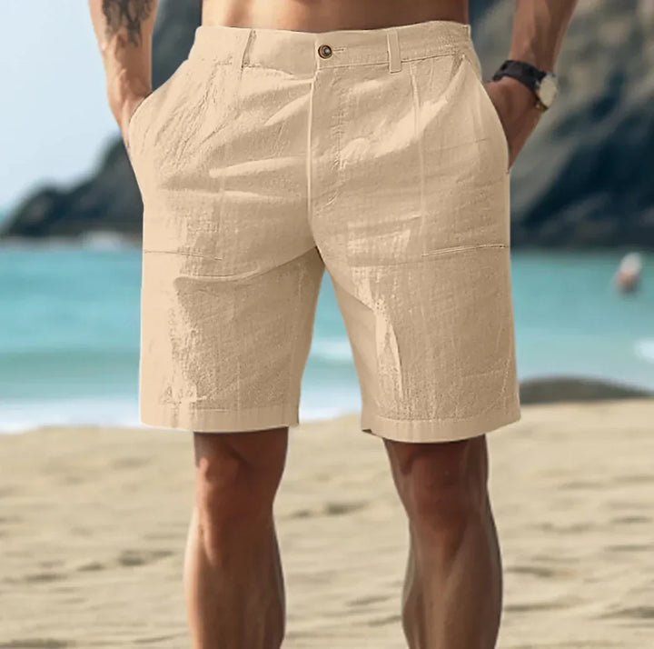 LAURENT MONACO | SHORT EN LIN ESTIVAL POUR HOMMES