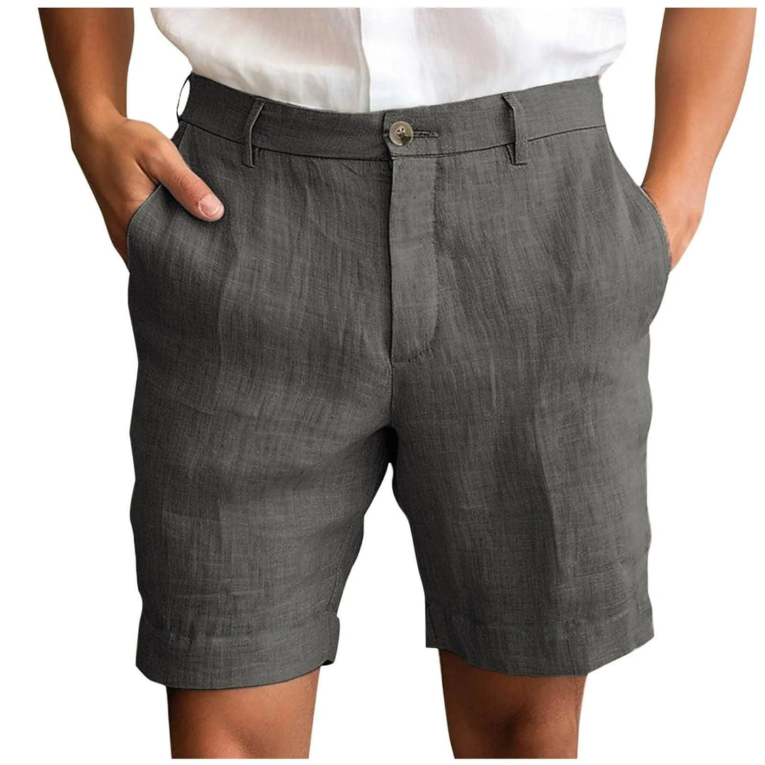 LAURENT MONACO | SHORT EN LIN POUR HOMMES