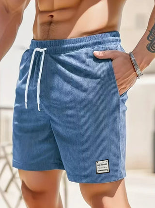 LAURENT MONACO | SHORT D'ÉTÉ EN VELOURS COURRU POUR HOMMES