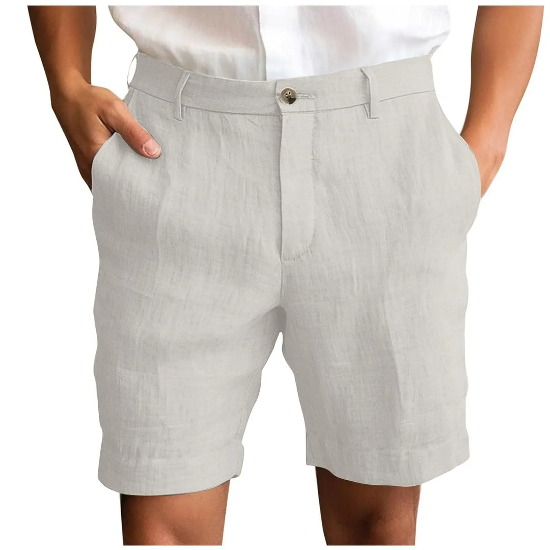 LAURENT MONACO | SHORT EN LIN POUR HOMMES
