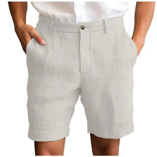 LAURENT MONACO | SHORT EN LIN POUR HOMMES