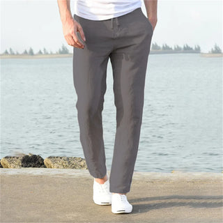 LAURENT MONACO | PANTALON DE RUE EN LIN POUR HOMME